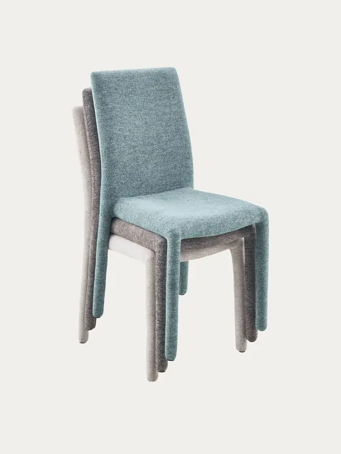 Krzesło DELVICO brązowe 45x55x90 cm
