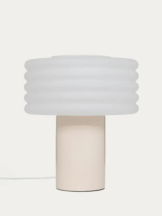 Lampa ASTI beżowa 32x36 cm