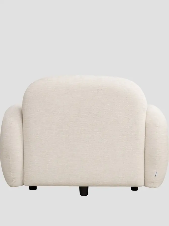 Fotel HELMI ecru 108x87x73 cm