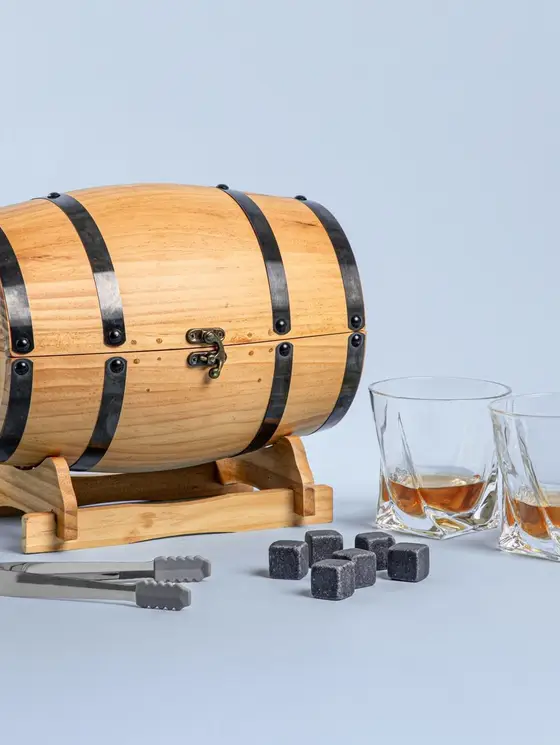 Zestaw beczka Gomera Do Whisky 4 el.