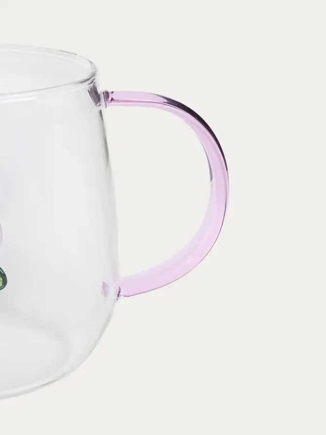 Szklanka ARTEZA z różą w środku 0,4 l