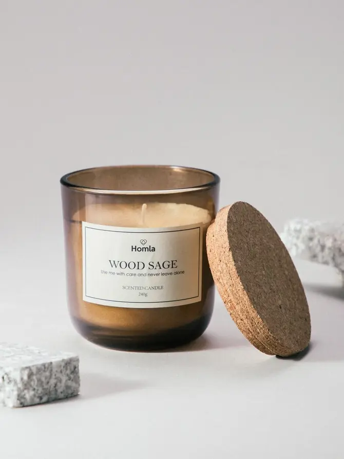 Świeca zapachowa VERDE Wood Sage 240 g