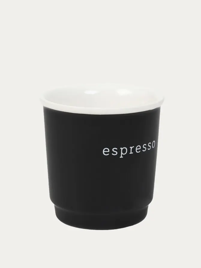 Kubek VAMOS do espresso czarny 0,1 l