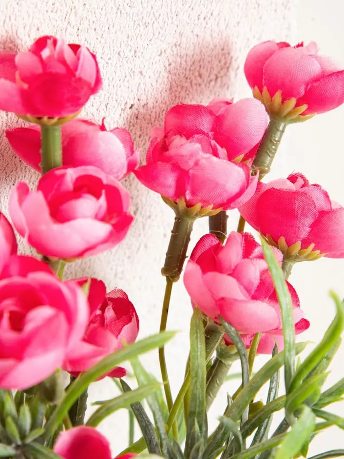 Bukiet kwiatów CAMELIA kamelia różowa 30 cm