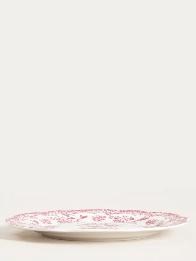 Talerz LOURRY deserowy czerwony 19 cm