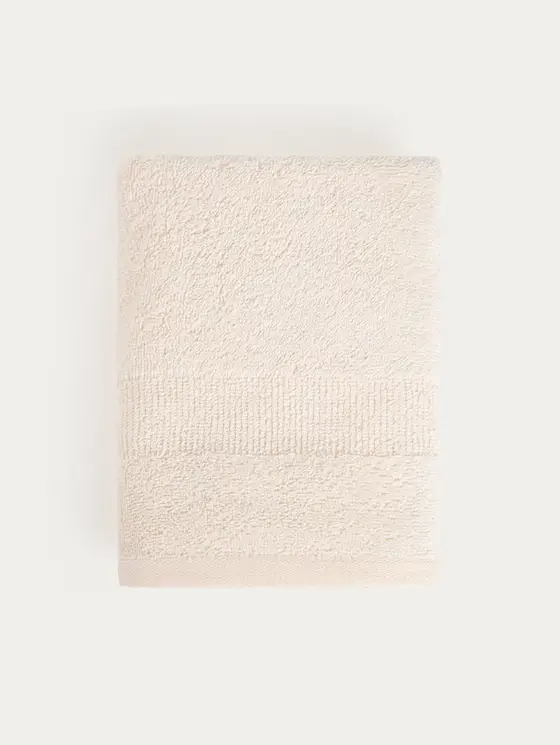 Ręcznik BAMBOO ecru z domieszką bambusa 50x90 cm