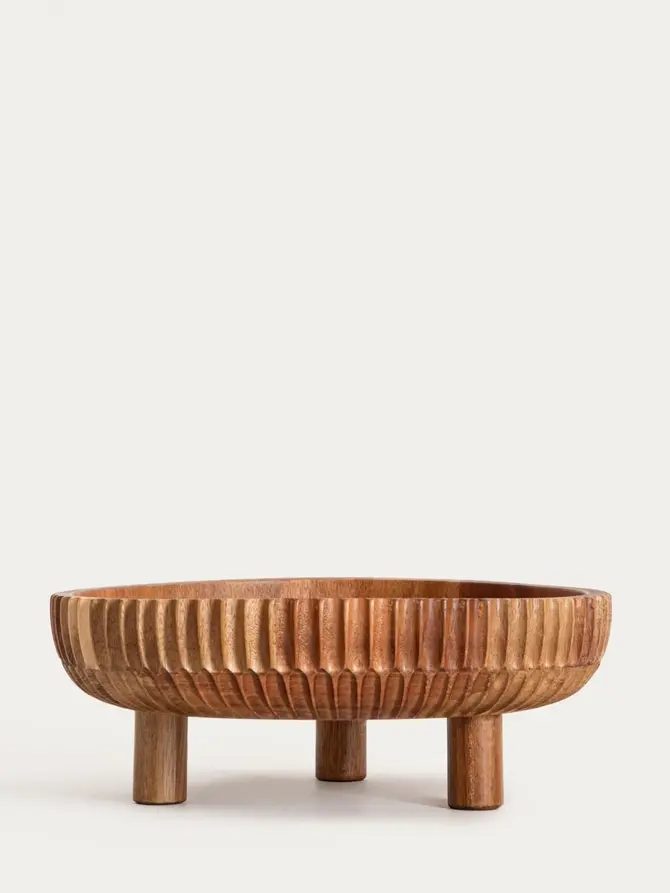 Patera RILLET do serwowania z drewna akacjowego 25,5x9 cm
