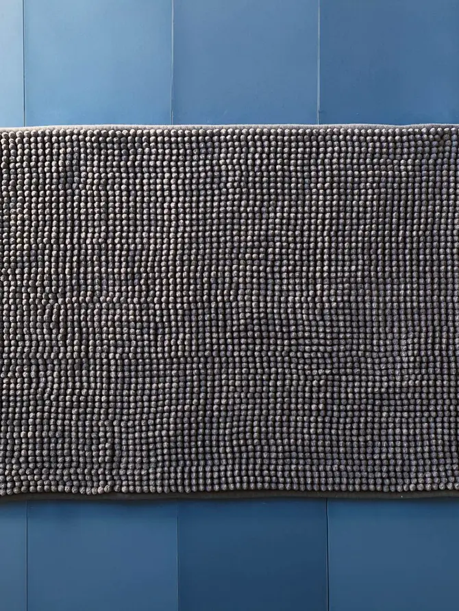 Dywanik łazienkowy JON szary antypoślizgowy 50x70 cm