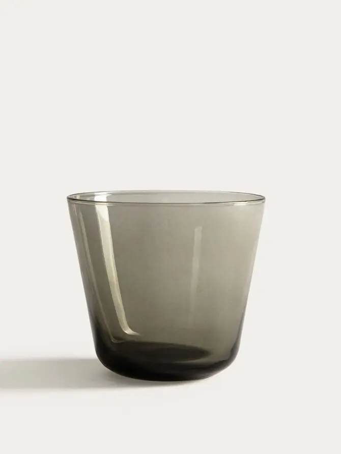 Szklanka AMBERIS szara niska 0,26 l