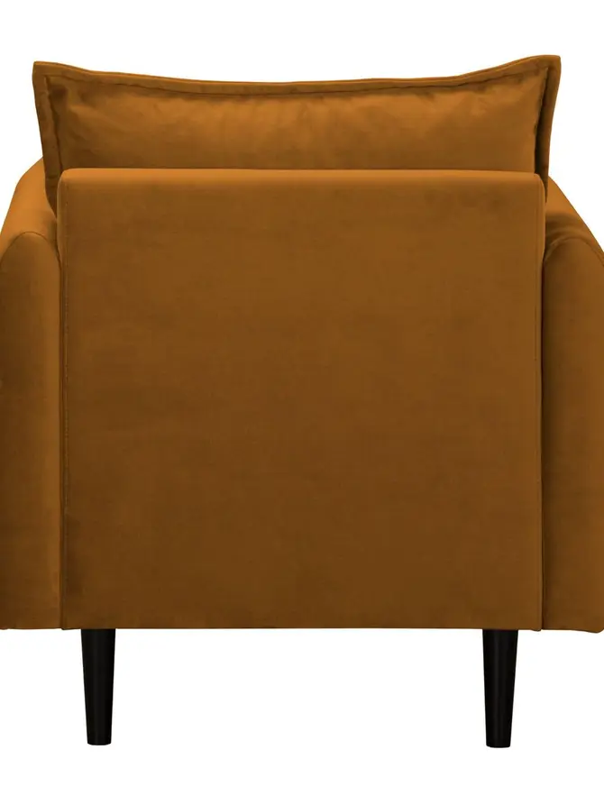 Fotel RUGG Fotel musztardowy 99x86x91 cm
