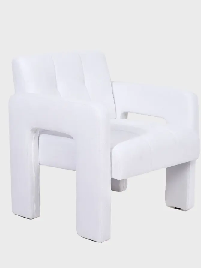 Fotel PELLE Biały 68x74x72 cm