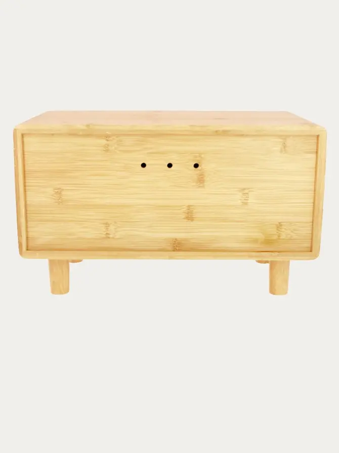 Chlebak BAMBOU czarny 35x23 cm