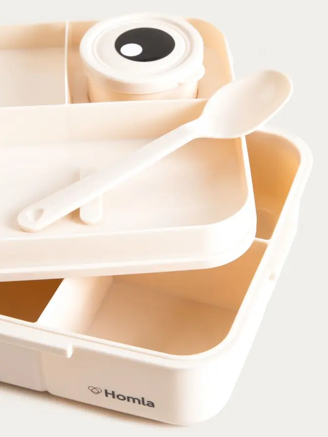 Lunchbox PETPACK różowy ze słonikiem 1590ml+70ml