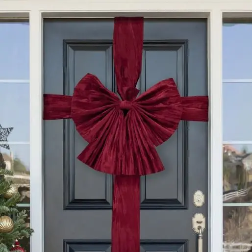 Kokarda BOWE na drzwi czerwona 52 cm