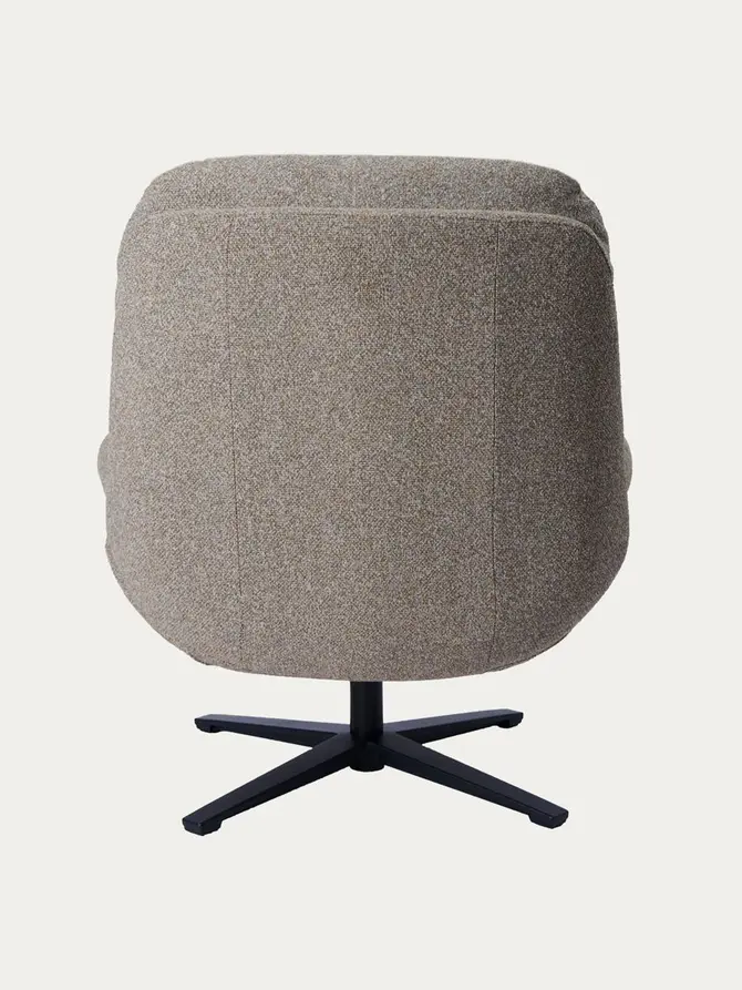Fotel LUNARO obrotowy zielony 76x83x91 cm