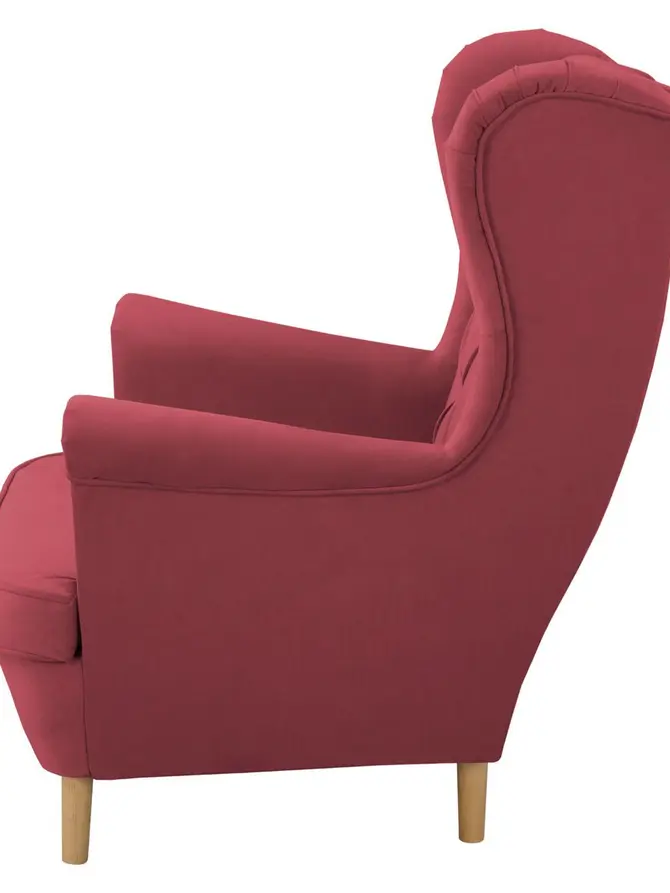 Fotel FOSSBY NEW Fotel koralowy 87x105x97 cm