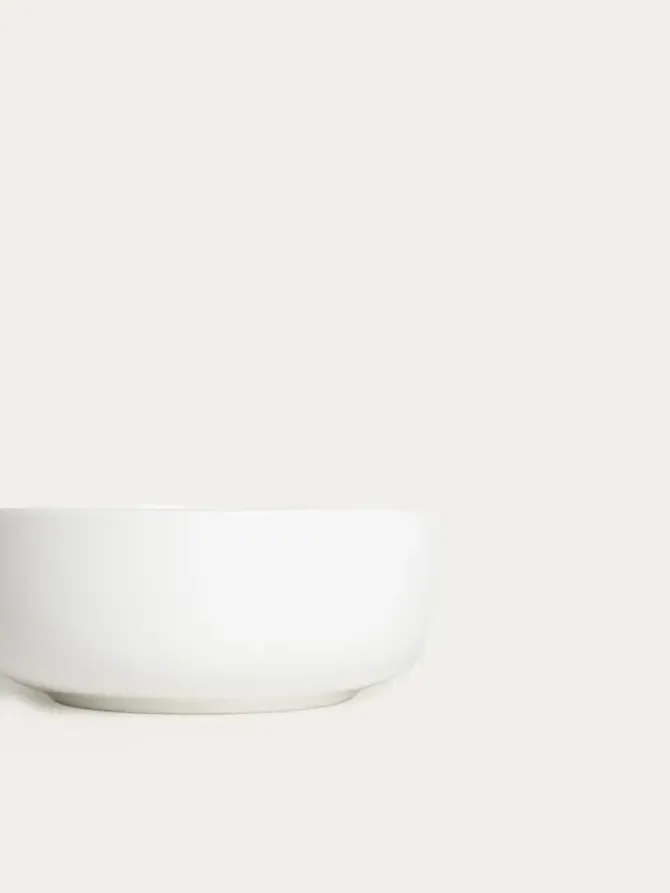Miska BERGO porcelanowa biała 0,5 l