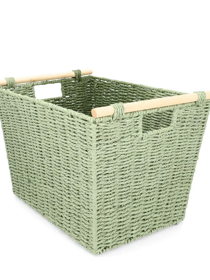 Kosz MOSVIK zielony 41x29x27 cm