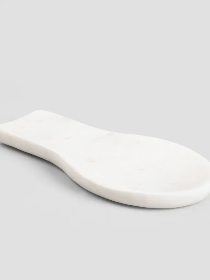 Podstawka MARBLE pod łyżkę marmurowa 22x10,5 cm