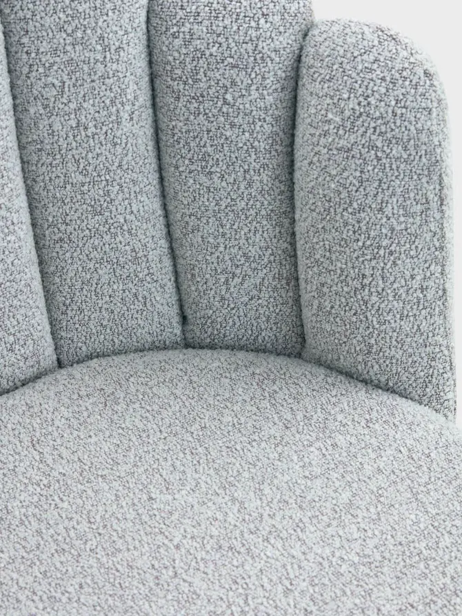 Krzesło LUXE Szare 56x55x86 cm