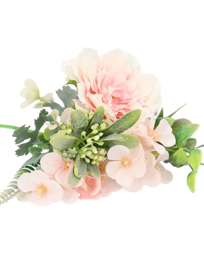 Bukiet ROSY sztuczny różowy 26 cm
