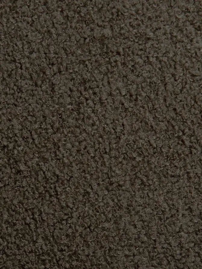 Fotel MOSS TEDDY BOUCLE w tkaninie TEDDY ciemnozielony 70x55x95 cm