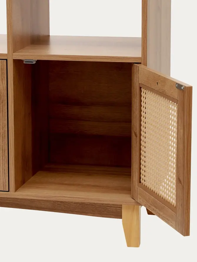 Komoda NOTTO z rattanem 110x35x72 cm