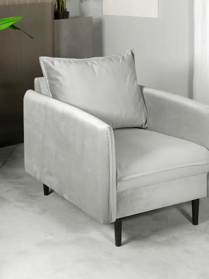 Fotel RUGG Fotel szary 99x86x91 cm