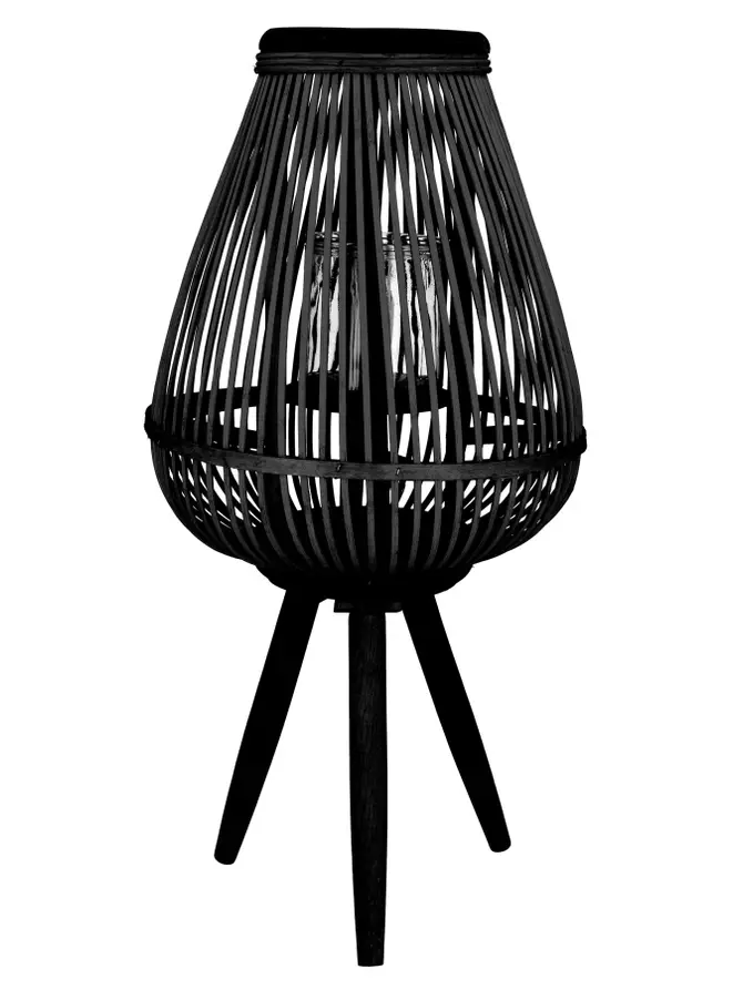 Lampion MASAYA czarny 30x61 cm