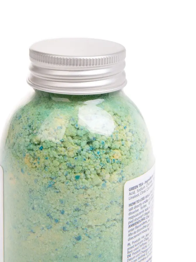 Sól musująca Fizzing bath salt Green Tea Zielona Herbata 250g