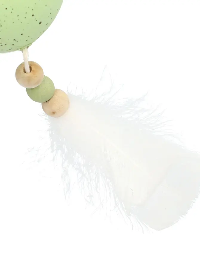Zawieszka wielkanocna FAER zielone jajko 8 cm
