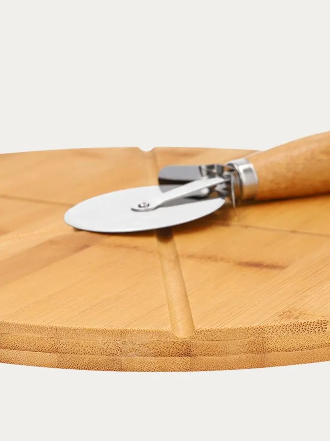 Deska BAMBOU do pizzy z nożem, 2el. 32 cm