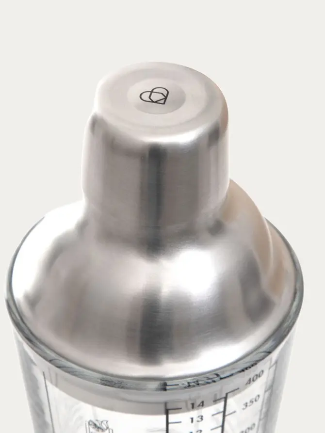 Shaker ALCOLE ze srebrnym wieczkiem 0,4 l