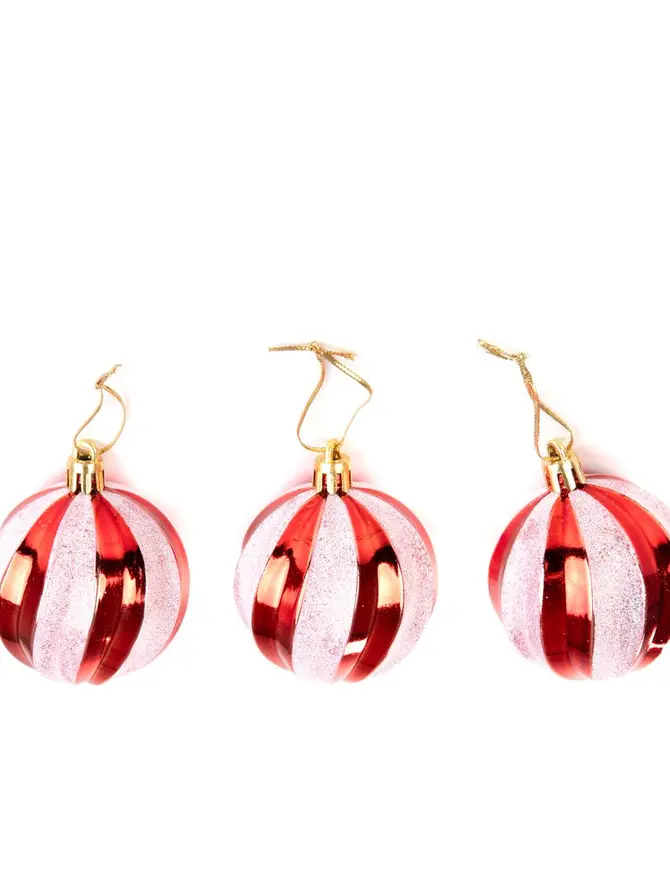 Bombki TIGY candy cane 3 szt.