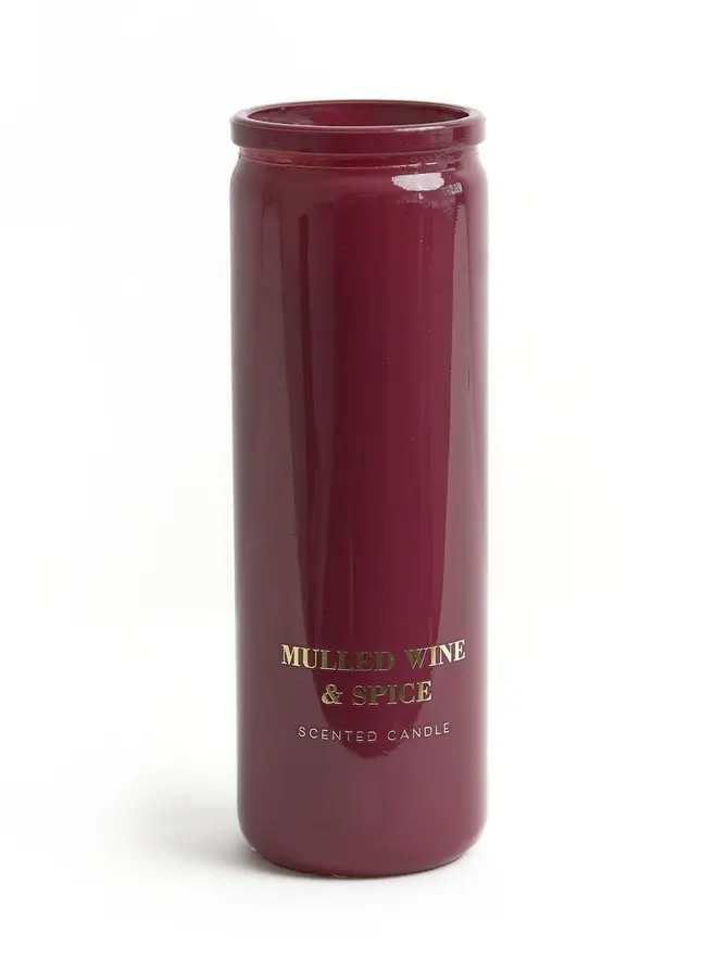 Świeca zapachowa CARLLO Mulled Wine and Spice bordowa 270 G