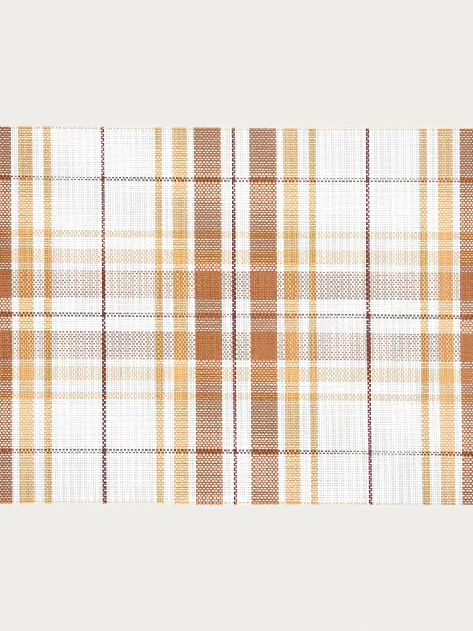 Maty stołowe LUCY w kratę, zestaw 2 szt. 30x45 cm