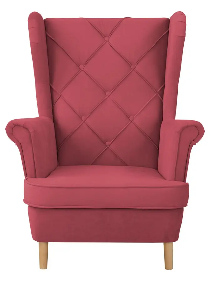 Fotel FOSSBY NEW Fotel koralowy 87x105x97 cm
