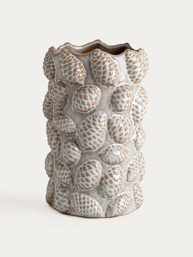 Wazon CLARION w szyszki ceramiczny 16x25 cm