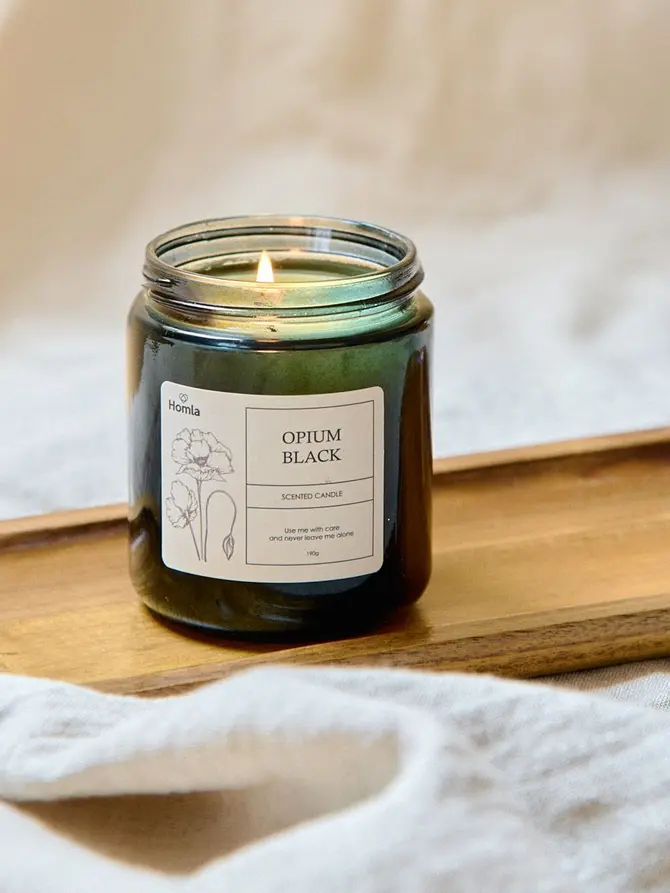 Świeca zapachowa TOFU Opium Black 190 g