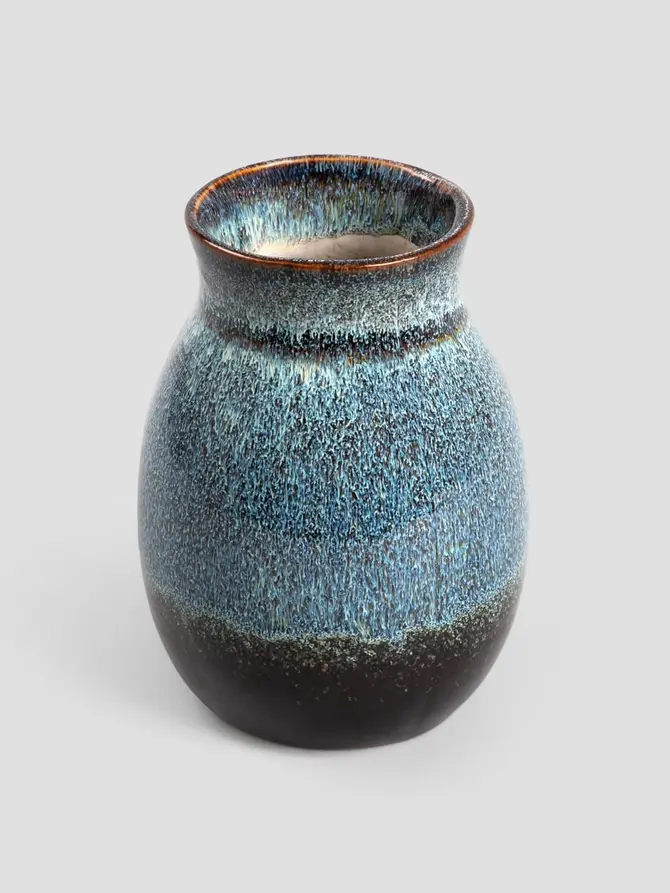 Wazon CASPER ceramiczny granatowy 13x18 cm