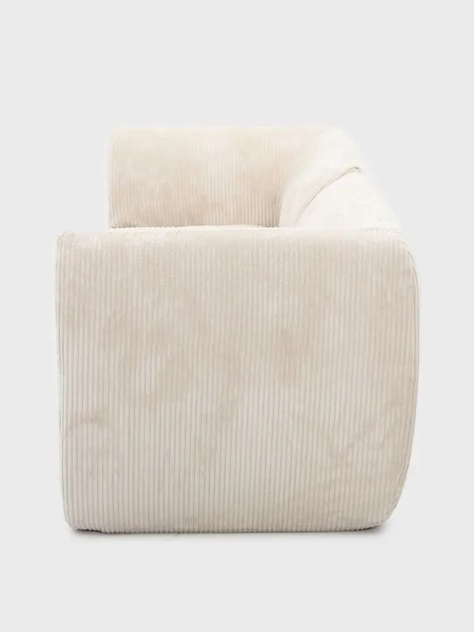Sofa modułowa SVELA 2-osobowa beżowa piankowa sztruksowa 161x80x60,5 cm