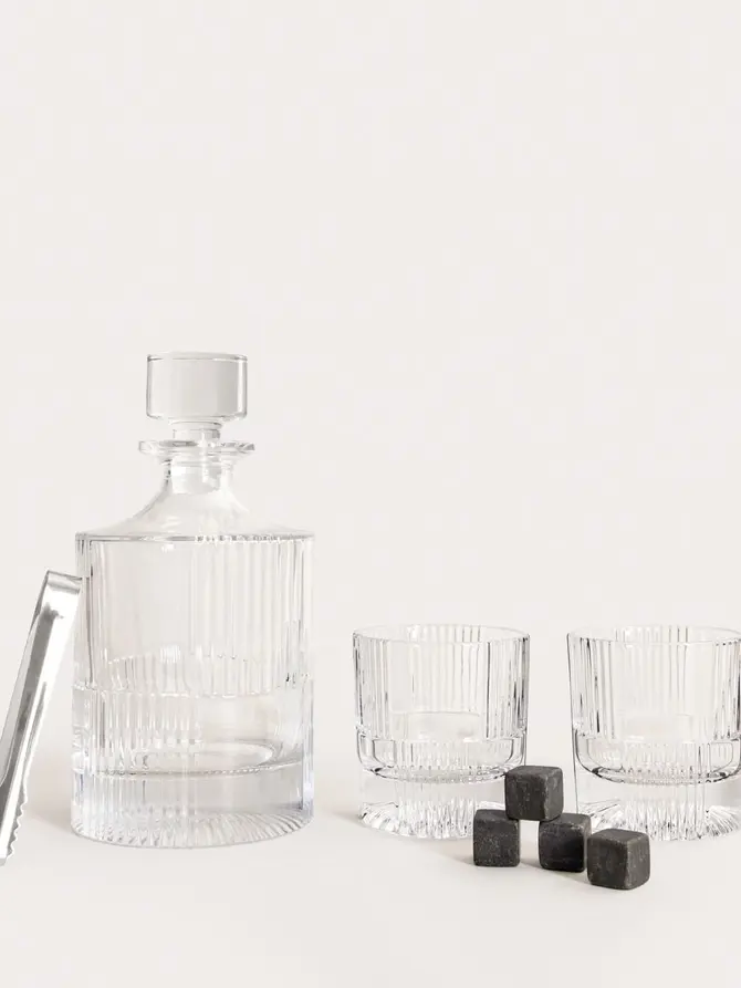 Zestaw do whiskey ELEGANZA ze szklankami 8 el.