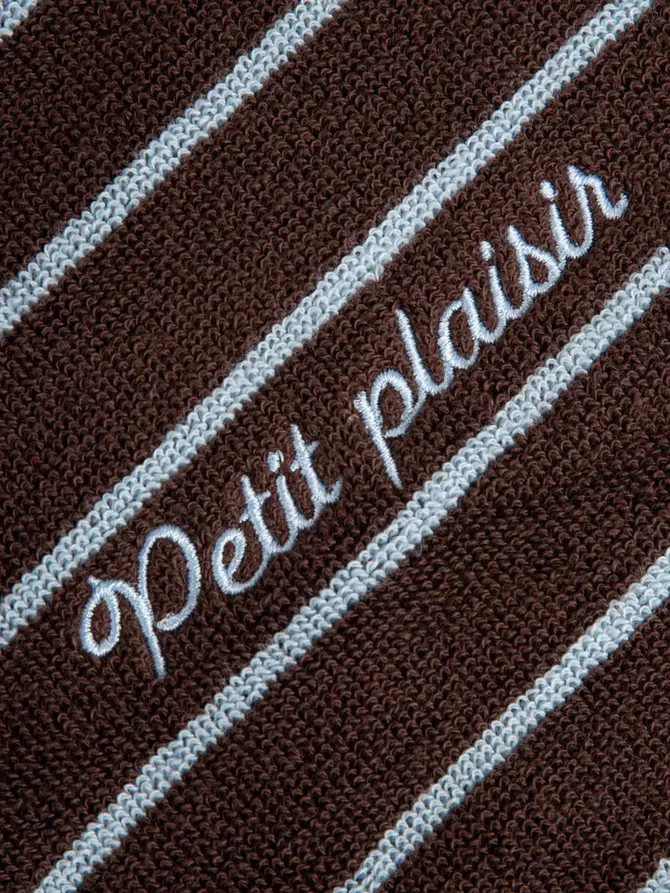 Szlafrok MON PARIS w niebieskie paski S/M