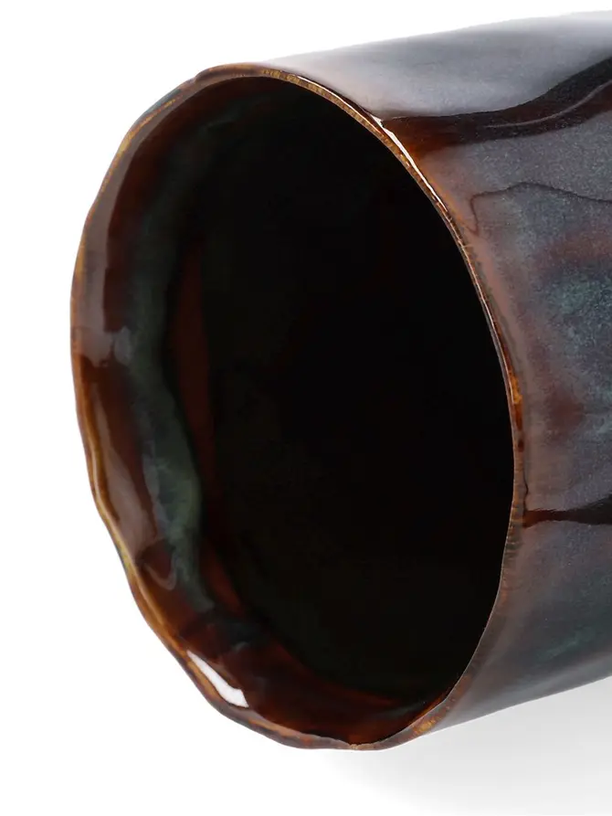 Wazon RONA ceramiczny granatowy 10x10x24 cm