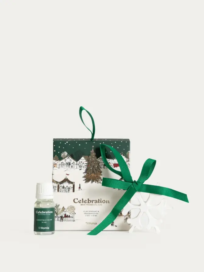 Zawieszka zapachowa CELEBRATION Christmas Glow 1 szt. + 10 ml