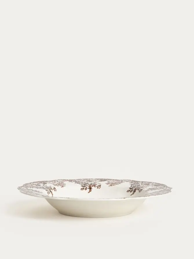 Talerz LOURRY głęboki brązowy 22 cm