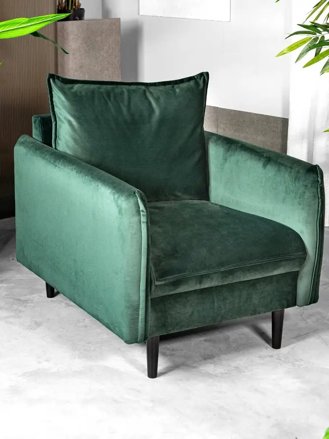 Fotel RUGG Fotel zielony 99x86x91 cm