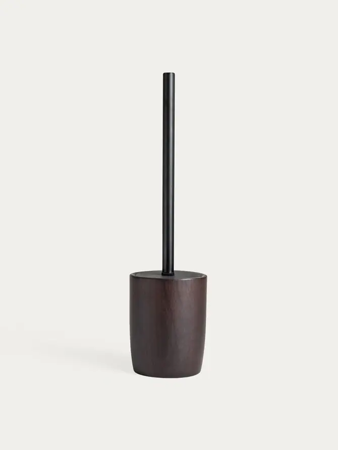 Szczotka do WC CEDRIC z drewna tekowego 10,2x37 cm