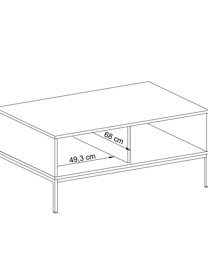 Szafka RTV MONO! bordowa 103,5x46,2x68 cm