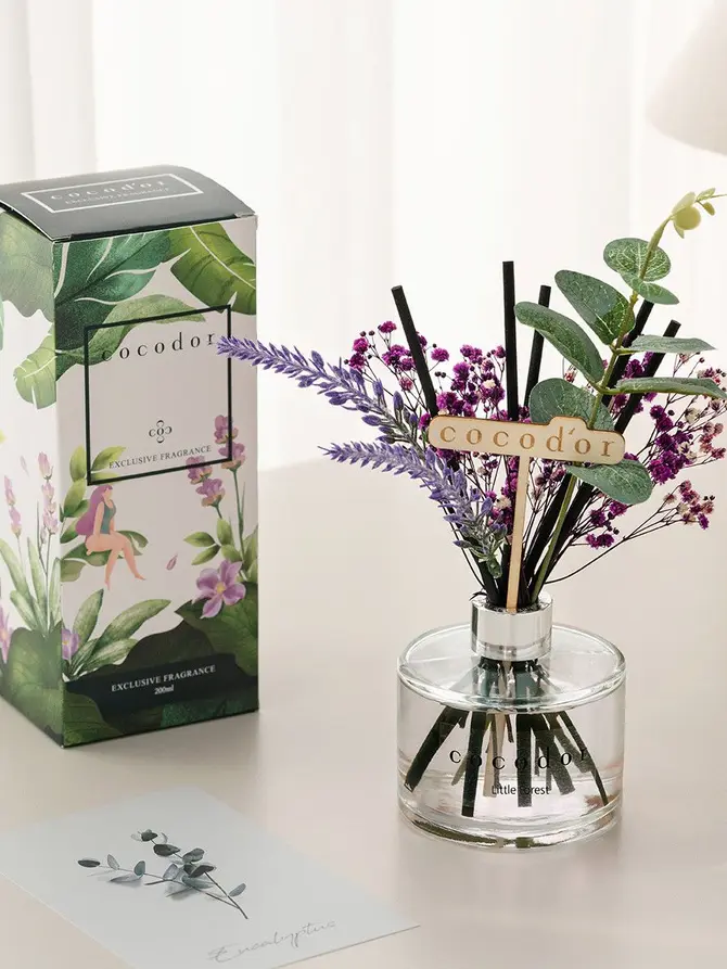Dyfuzor GARDEN LAVENDER zapachowy z patyczkami Flower Lavender 0,2 l